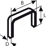 Bosch Zımba Teli 53 Serisi 11,4x0,74x14 mm (1 Paket/1000 Adet) - 1609200368