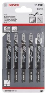 Bosch Dekupaj Testere Bıçağı Basic For Wood T 119 B 92 mm (5 Adet) - 2608630037 - Görsel 2