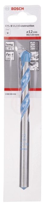 Bosch Çok Amaçlı Matkap Ucu CYL-9 MultiConstruction 12,0x150 mm - 2608596058 - Görsel 2