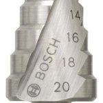 Bosch Spiral Kanallı HSS 9 Kademeli Matkap Ucu Üç Yüzeyli Şaft Ø4-20 mm - 2608597519
