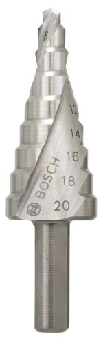 Bosch Spiral Kanallı HSS 9 Kademeli Matkap Ucu Üç Yüzeyli Şaft Ø4-20 mm - 2608597519