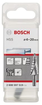 Bosch Spiral Kanallı HSS 9 Kademeli Matkap Ucu Üç Yüzeyli Şaft Ø4-20 mm - 2608597519 - Görsel 2