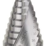 Bosch Spiral Kanallı HSS 12 Kademeli Matkap Ucu Üç Yüzeyli Şaft Ø6-39 mm - 2608597521