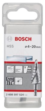Bosch Spiral Kanallı HSS 9 Kademeli Matkap Ucu Altıgen Şaft Ø4-20 mm - 2608597524 - Görsel 2