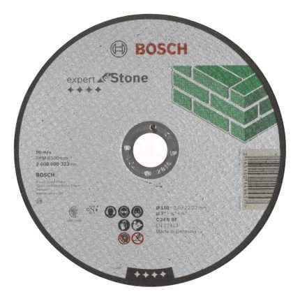 Bosch Taş Kesme Diski Expert For Stone Düz 180x22,23x3,0 mm (C 24 R BF) - 2608600323