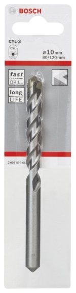 Bosch Beton Matkap Ucu CYL-3 Silver Percussion 10x120 mm - 2608597665 - Görsel 2