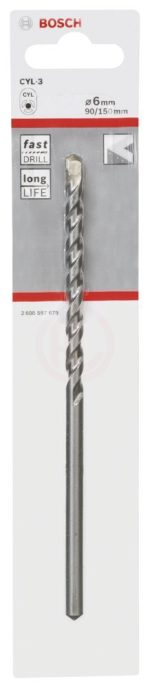 Bosch Beton Matkap Ucu CYL-3 Silver Percussion 6x150 mm - 2608597679 - Görsel 2