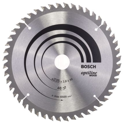 Bosch Daire Testere Bıçağı Optiline Wood 235x30/25 mm 48 Diş - 2608640727