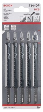 Bosch Dekupaj Testere Bıçağı Precision For Wood T 344 DP 152 mm (5 Adet) - 2608633A36 - Görsel 2