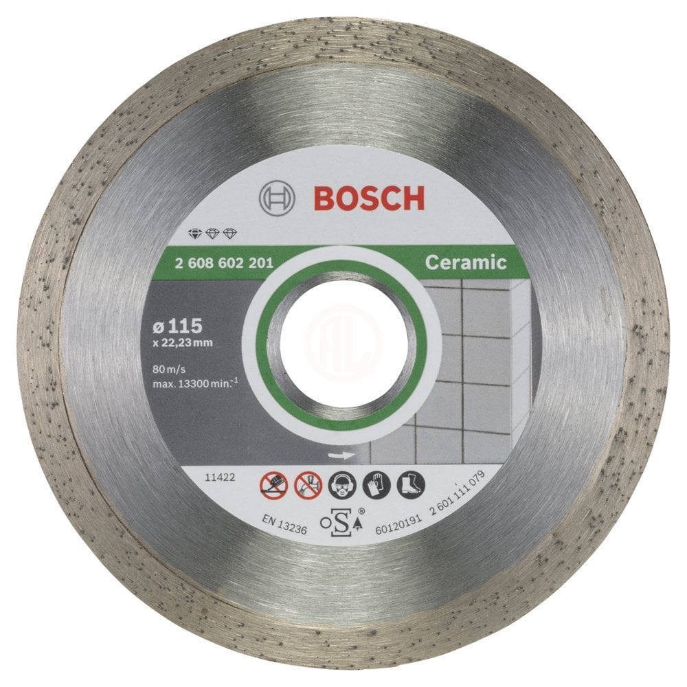 3165140441292-main Bosch Elmas Kesme Diski Standard For Ceramic 115x22,23 mm - 2608602201 - Görsel 1