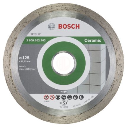 Bosch Elmas Kesme Diski Standard For Ceramic 125x22,23 mm - 2608602202