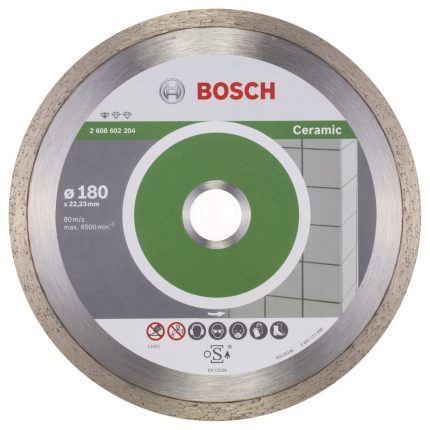 Bosch Elmas Kesme Diski Standard For Ceramic 180x22,23 mm - 2608602204