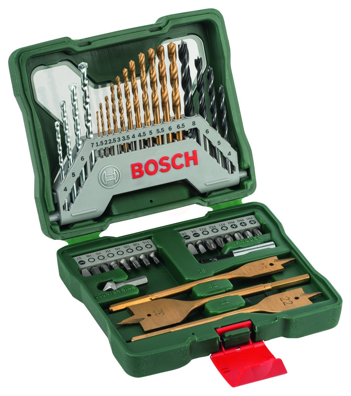 3165140445436-main Bosch Vidalama ve Matkap Ucu X-Line Set (40 Parça) - 2607019600 - Görsel 1