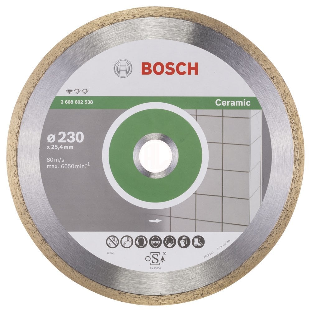3165140576420-main Bosch Elmas Kesme Diski Standard For Ceramic 230x25,40 mm - 2608602538 - Görsel 1