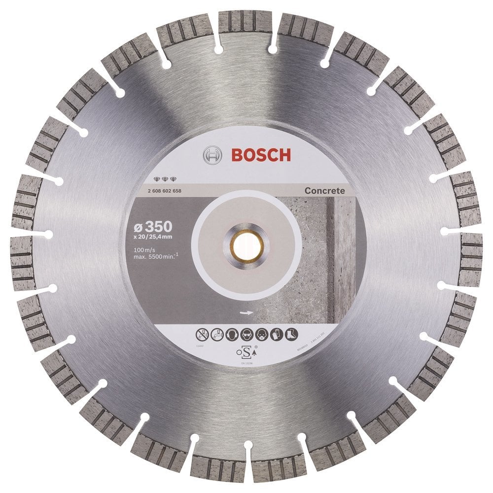 3165140581646-main Bosch Elmas Kesme Diski Best For Concrete 350x25,40/20 mm - 2608602658 - Görsel 1
