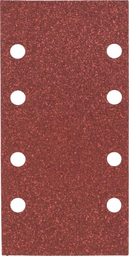 Bosch Titreşimli Zımpara Kağıdı 8 Delik 93x185 mm 60 Kum (10 Adet) - 2609256A81