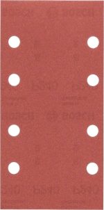 Bosch Titreşimli Zımpara Kağıdı 8 Delik 93x185 mm 240 Kum (10 Adet) - 2609256A85