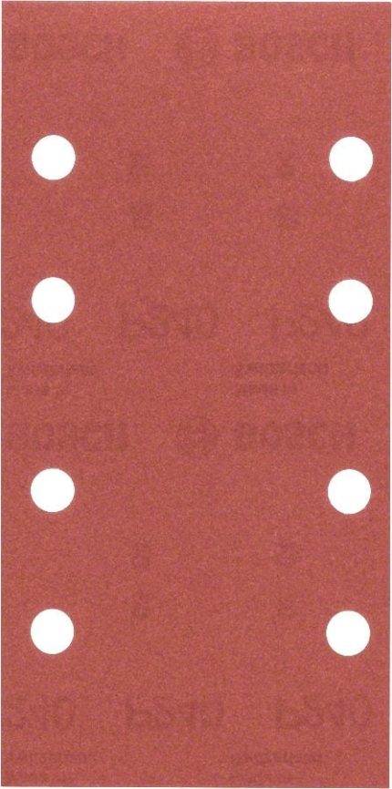 Bosch Titreşimli Zımpara Kağıdı 8 Delik 93x185 mm 240 Kum (10 Adet) - 2609256A85