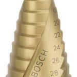 Bosch Spiral Kanallı HSS-TiN 13 Kademeli Matkap Ucu Üç Yüzeyli Şaft Ø6-30 mm - 2608587430