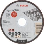 Bosch Kesme Diski Standard For Inox Düz Rapido 125x22,23x1,0 mm (WA 60 T BF) (1 Adet) - 2608603171