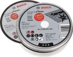 Bosch Kesme Diski Standard For Inox Düz Rapido 115x22,23x1,0 mm (WA 60 T BF) (10 Adet) - 2608603254