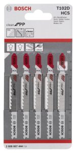 Bosch Dekupaj Testere Bıçağı Clean For PP T 102 D 100 mm (5 Adet) - 2608667444 - Görsel 2