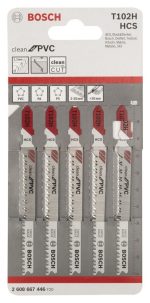 Bosch Dekupaj Testere Bıçağı Clean For PVC T 102 H 100 mm (5 Adet) - 2608667446 - Görsel 2