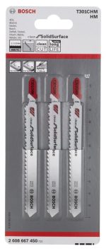 Bosch Dekupaj Testere Bıçağı Clean For SolidSurface T 301 CHM 117 mm (3 Adet) - 2608667450 - Görsel 2