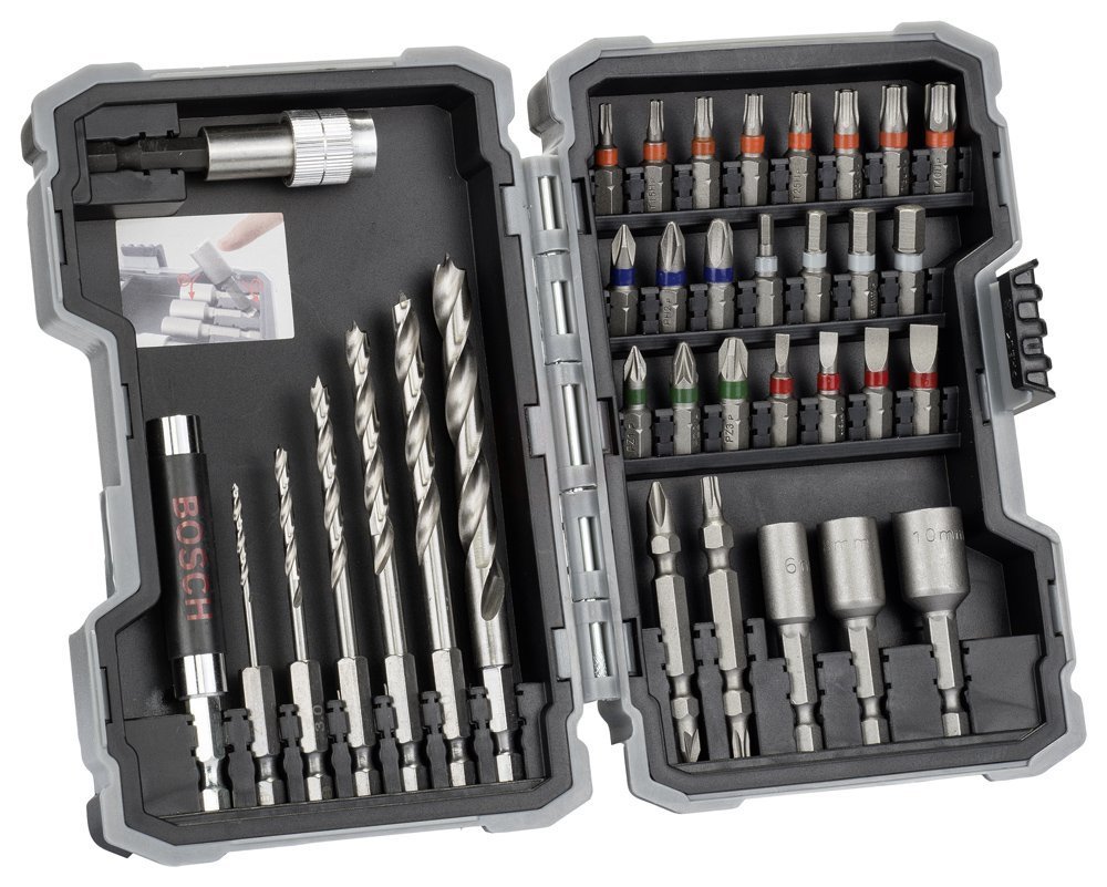 3165140771481-main Bosch Profesyonel Delme ve Vidalama Set Ahşap (35 Parça) - 2607017327 - Görsel 1