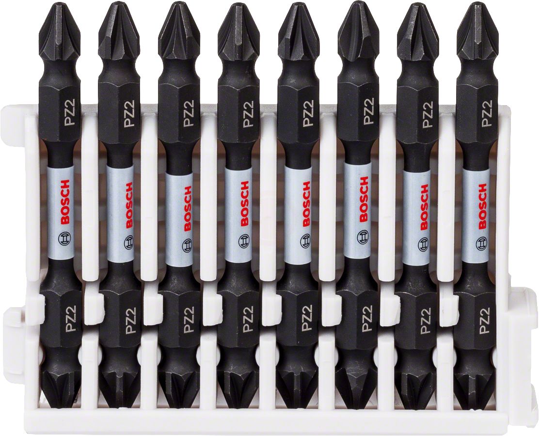 3165140851282-main Bosch Vidalama Ucu Çift Taraflı Impact Control PZ2-PZ2x65 mm (8 Adet) - 2608522338 - Görsel 1