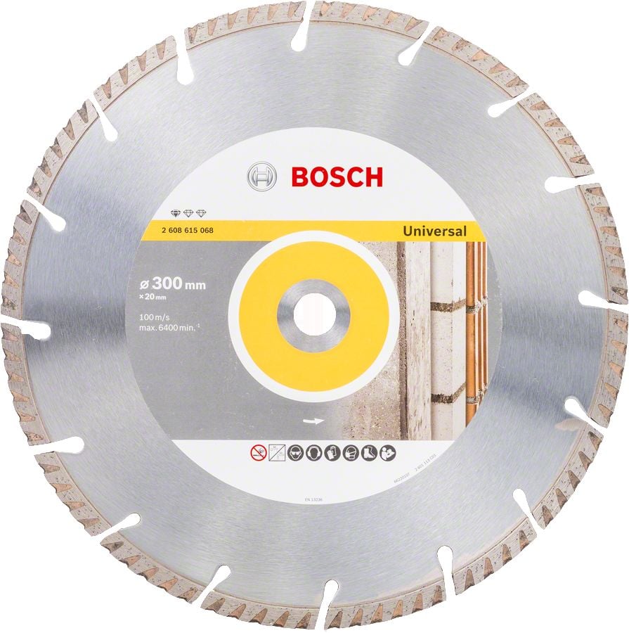 3165140869782-main Bosch Elmas Kesme Diski Standard For Universal 300x20 mm - 2608615068 - Görsel 1