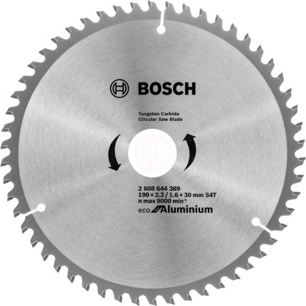 Bosch Daire Testere Bıçağı Eco For Aluminium 190x30 mm 54 Diş - 2608644389