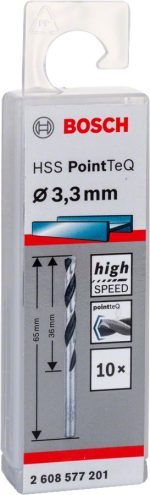 Bosch Metal Matkap Ucu HSS PointTeQ (DIN 338) 3,3 mm (10 Adet) - 2608577201 - Görsel 2