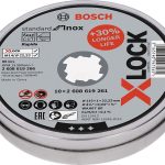 Bosch X-Lock Inox Kesme Diski Standard For Inox Düz 115x22,23x1,0 mm (WA 60 T BF) (10 Adet) - 2608619266