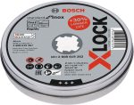 Bosch X-Lock Inox Kesme Diski Standard For Inox Düz 125x22,23x1,0 mm (WA 60 T BF) (10 Adet) - 2608619267