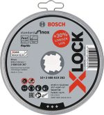 Bosch X-Lock Inox Kesme Diski Standard For Inox Düz 125x22,23x1,0 mm (WA 60 T BF) (10 Adet) - 2608619267 - Görsel 2