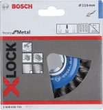 Bosch X- Lok Çelik Burgulu Yuvarlak Fırça Heavy For Metal 115x0,50 mm - 2608620731 - Görsel 2