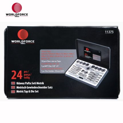 World Force - Kılavuz Pafta Seti Metrik 24 Parça