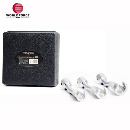 World Force - Enjektör Lokması Seti 3 Parça L-Şekilli 1/2'' Dizel (14, 17, 19mm)