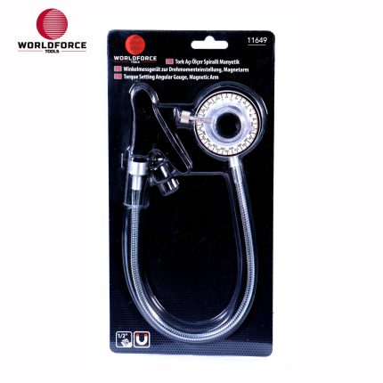 World Force - Tork Açı Ölçer Spiralli Manyetik 1/2''