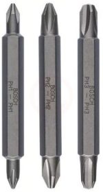 Bosch Vidalama Ucu Çift Taraflı Extra Hard Set PH11/22/33x60 mm (3 Parça) - 2607001748 - Görsel 4