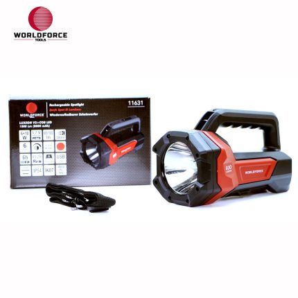 World Force - Şarjlı Spot El Lambası LUXEON V2+COB Ledli 1000 Lm (8000 mAh)