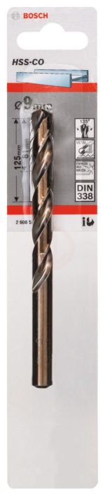 Bosch Metal Matkap Ucu HSS-Co DIN 338 (Altın) 9,0x125 mm (1 Adet) - 2608585862 - Görsel 2