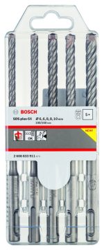 Bosch SDS Plus-5X Kırıcı Delici Uç Set (5 Parça Ø6-10 mm) - 2608833911 - Görsel 2