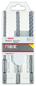 Bosch SDS Plus-5X Kırıcı Delici Uç Set (3 Parça Ø6-10 mm) - 2608833912 - Görsel 2