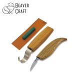 BeaverCraft S02 Ahşap Kuksa Kaşık Oyma Bıçağı Seti, 4 Parça