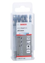 Bosch Metal Matkap Ucu HSS PointTeQ 1/4 İnç Altıgen Şaft 5,0 mm (10 Adet) - 2608577545 - Görsel 2