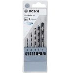 Bosch Metal Matkap Ucu HSS PointTeQ 1/4 İnç Altıgen Şaft Set (5 Parça 2-3-4-5-6 mm) - 2607002824
