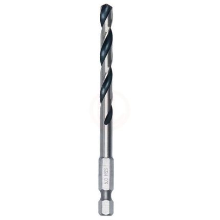 Bosch Metal Matkap Ucu HSS PointTeQ 1/4 İnç Altıgen Şaft 6,0 mm - 2608577528