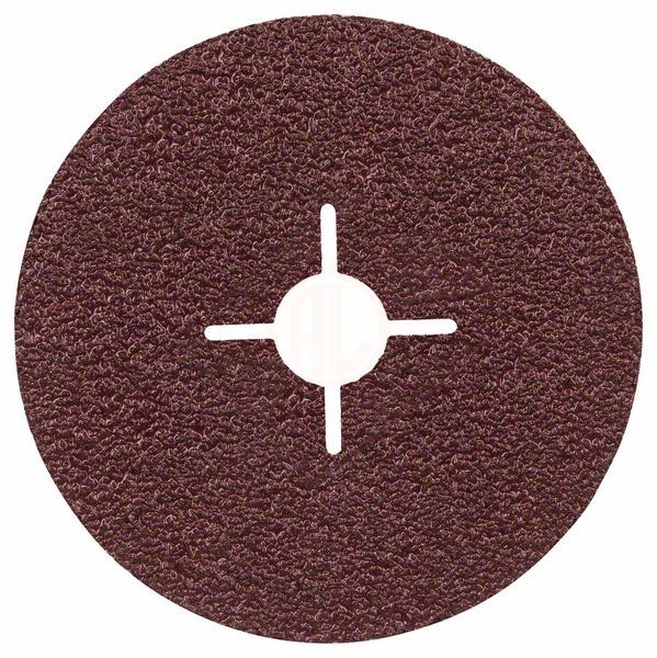 bosch-r444-exm-125-mm-24k-fiber-disk-2608605474 Bosch Alox Fiber Zımpara Diski R444 Expert For Metal 125x22,23 mm 24 Kum - 2608605474 - Görsel 1